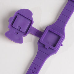 Kids Character Digital Watch Purple