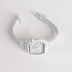 New Women Stylish Chain Wrist Watch White