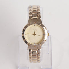 Women Stylish Chain Wrist Watch Golden G