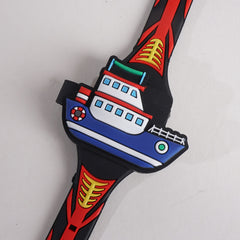 Kids Character Digital Watch Black