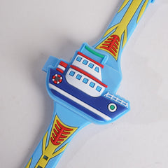 Kids Character Digital Watch Blue
