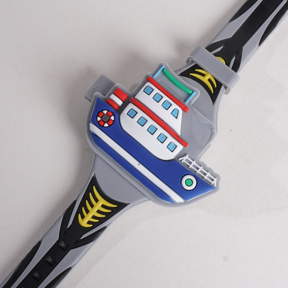 Kids Character Digital Watch Grey
