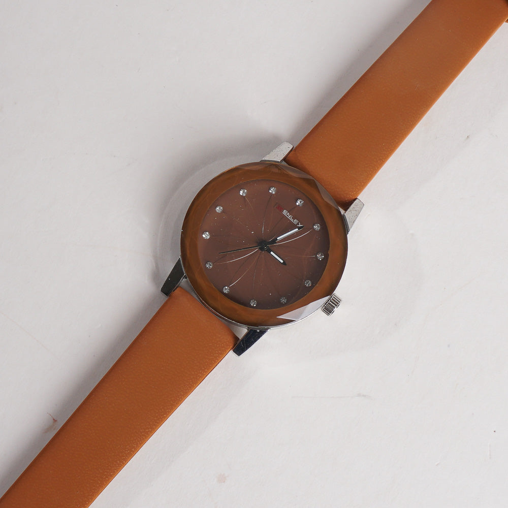 Xenlex Women Band Wrist Watch Brown