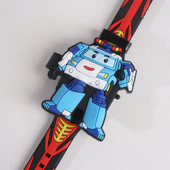Kids Character Digital Watch Black
