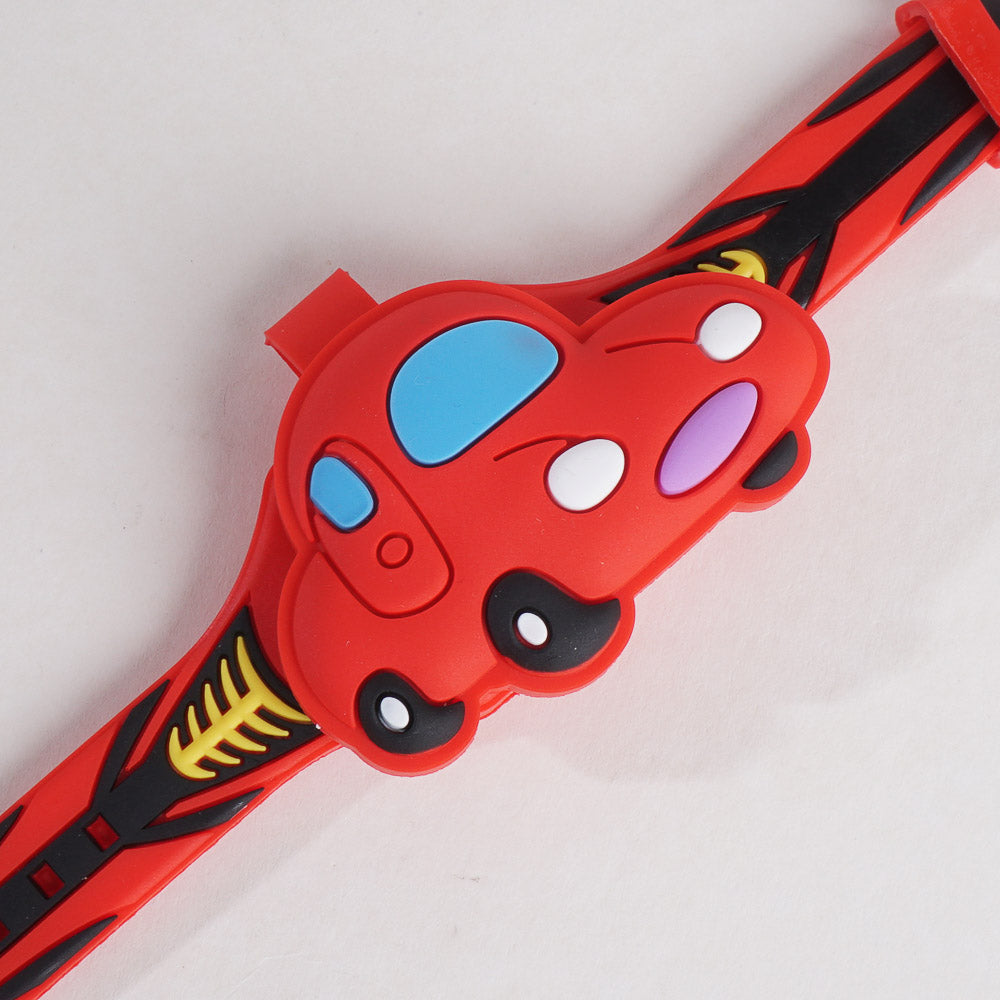 Kids Character Digital Watch Red