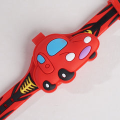 Kids Character Digital Watch Red