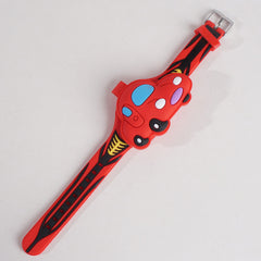 Kids Character Digital Watch Red