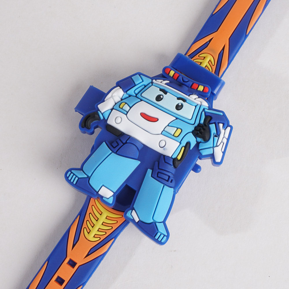 Kids Character Digital Watch Blue