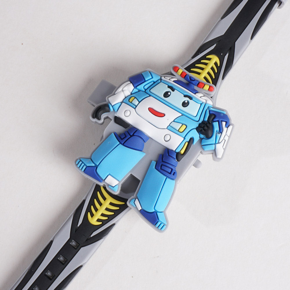 Kids Character Digital Watch Grey