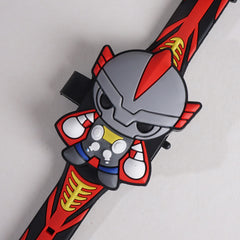 Kids Character Digital Watch Black