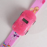 KIDS CHARACTER WRIST WATCH WITH CAR LIGHT AND MUSIC