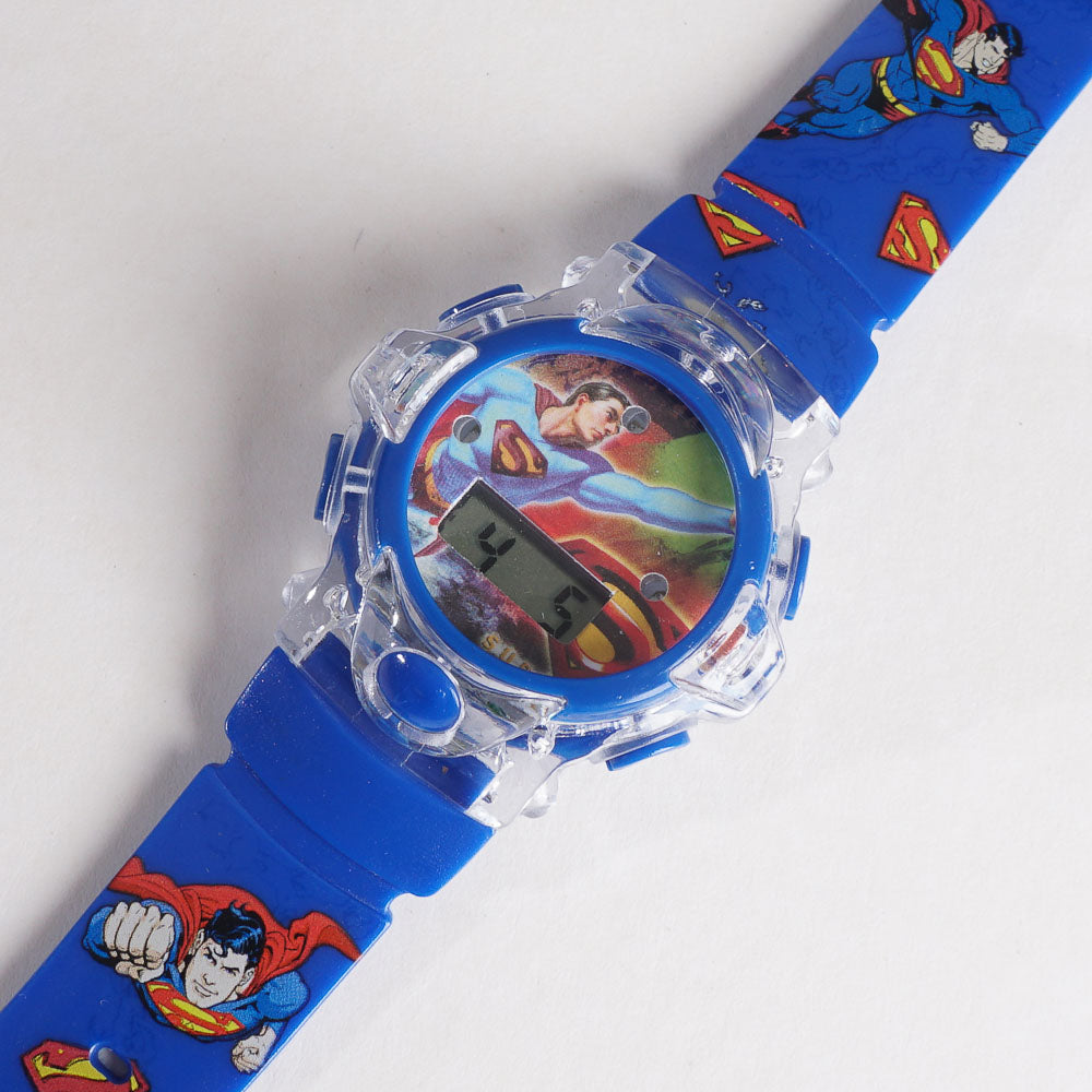 Kids Blue Character Digital Watch