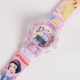 Kids Pink Character Digital Watch