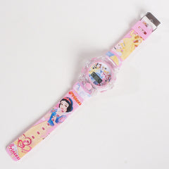 Kids Pink Character Digital Watch