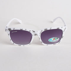 KIDS Sunglasses White Frame With Black Shade