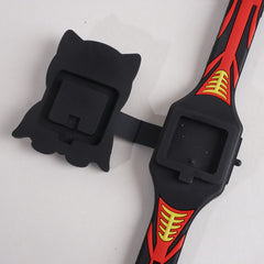 Kids Character Digital Watch Black