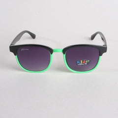 KIDS Sunglasses Black With Green Shade
