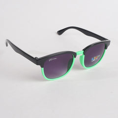 KIDS Sunglasses Black With Green Shade