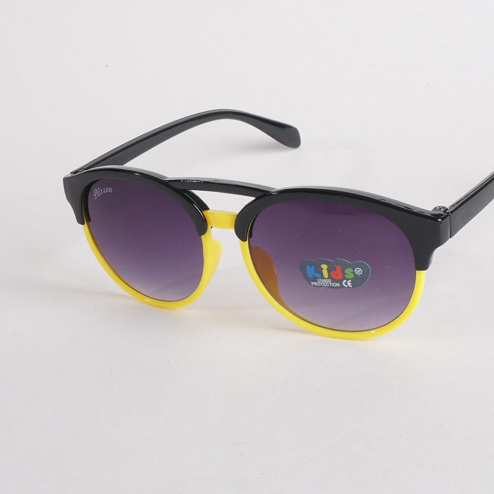 KIDS Sunglasses Black With Yellow Shade