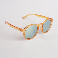 KIDS Sunglasses Orange Frame With Green Shade