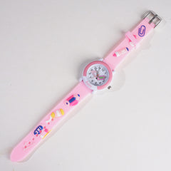 Kids Analog Wrist Watch Light Pink