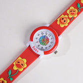 Kids Analog Wrist Watch Red