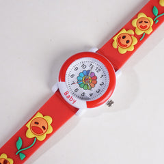 Kids Analog Wrist Watch Red