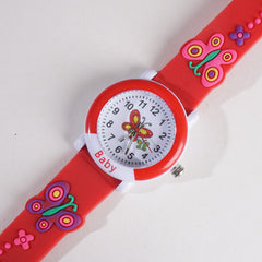 Kids Analog Wrist Watch Red