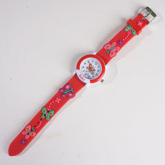 Kids Analog Wrist Watch Red