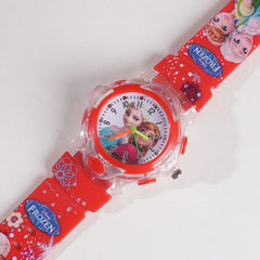 Kids Red Character Analog Watch