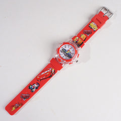 Kids Red Character Analog Watch