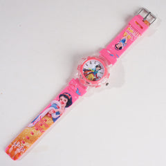 Kids Pink Character Analog Watch