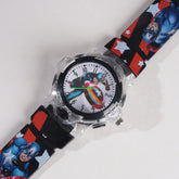 Kids Black Character Analog Watch
