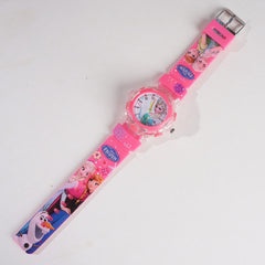 Kids Pink Character Analog Watch
