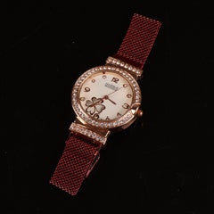 Red Strap Women's Wrist watch