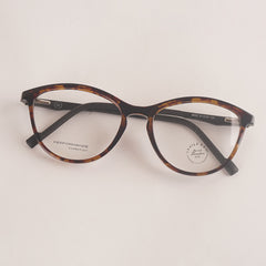 Black-Orange Optical Frame