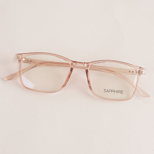 Light Peach Fancy Optical Frame