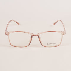 Light Peach Fancy Optical Frame