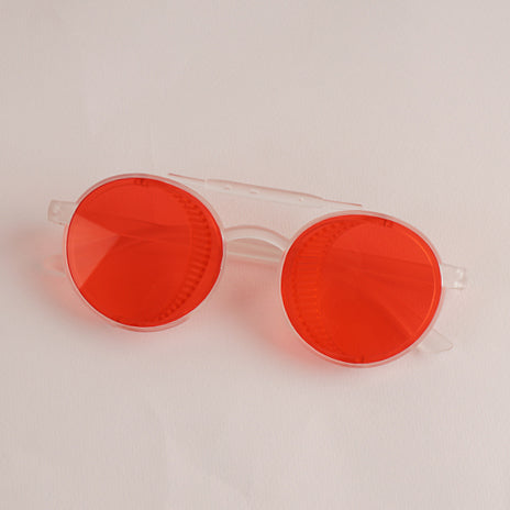 KIDS Sunglasses White Frame Red