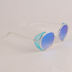 KIDS Sunglasses White Frame Blue Shade