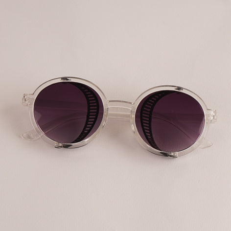 KIDS Sunglasses White Frame Black Shade