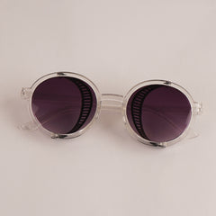 KIDS Sunglasses White Frame Black Shade