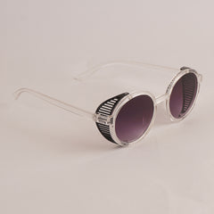 KIDS Sunglasses White Frame Black Shade