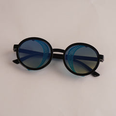 KIDS Sunglasses Black Frame Blue Shade