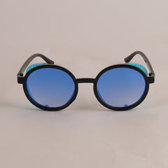 KIDS Sunglasses Black Frame Blue Shade