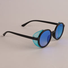 KIDS Sunglasses Black Frame Blue Shade