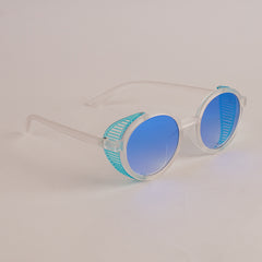 KIDS Sunglasses White Frame Blue Shade
