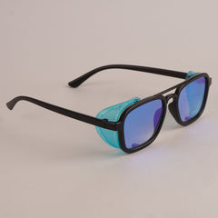 KIDS Sunglasses Black Frame Blue Shade