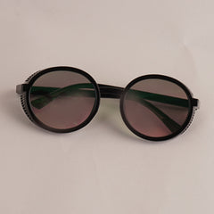 KIDS Sunglasses Black Frame Blue Shade 1