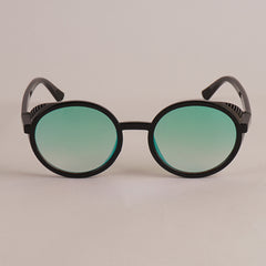 KIDS Sunglasses Black Frame Blue Shade 1